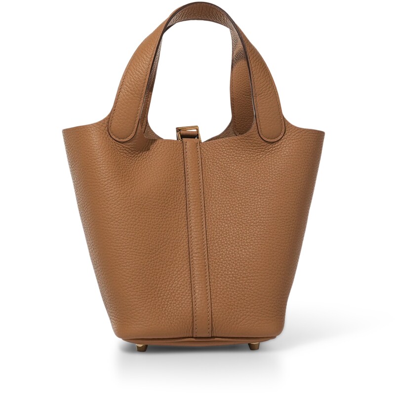 Hermès Biscuit Clemence Picotin Lock 18 Gold Hardware - Image 4